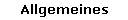 Allgemeines