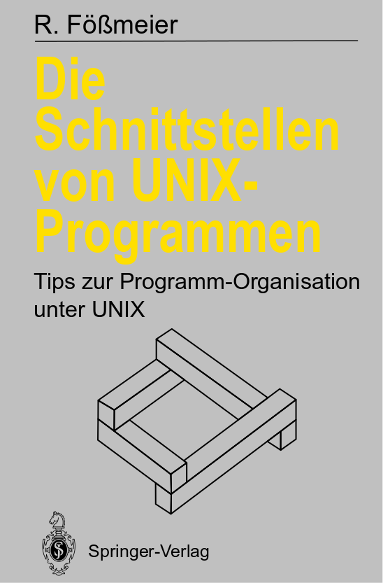 der vordere Buchdeckel zeigt den Titel und eine unmögliche Perspektivzeichnung